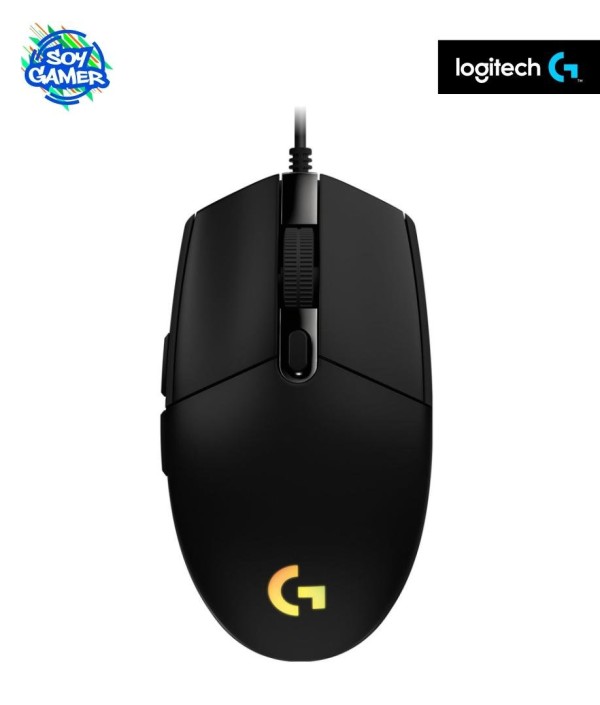 Mouse Logitech G203 negro con cable