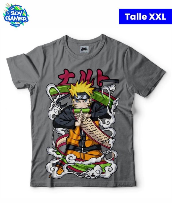 Remera Naruto Gris XXL