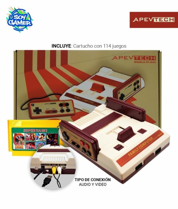 Consola Family Retro 114 Juegos 