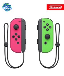 Joy Con Verde y Rosa Neon Switch
