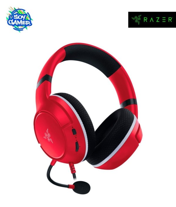 Headset Razer Kaira Rojo