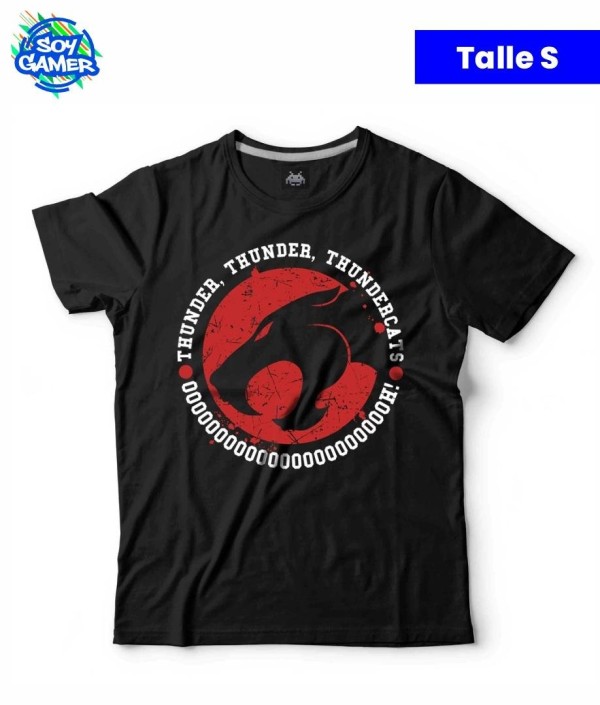 Remera RU102 Thundercats LOGO Negra S