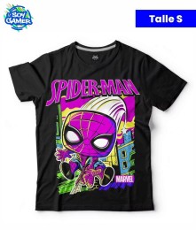 Remera RU235 Spiderman Funko Negro S