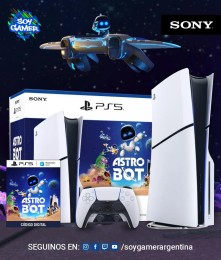 Consola Playstation 5 SLIM con lectora + Voucher Astro Bot