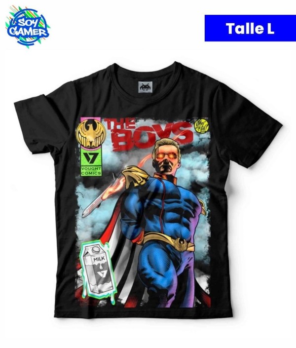 Remera RU355 The Boys Negra L