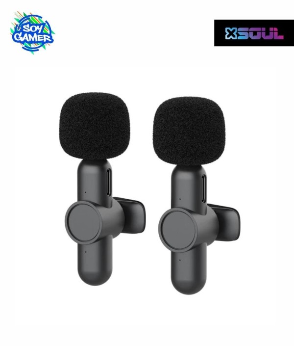Microfono Soul Corbatero Inalambrico x2 MIC Lighting