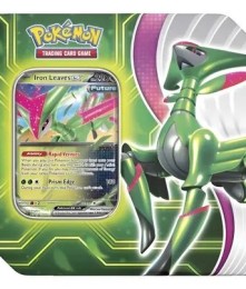 TCG Cartas Paradox Clash Tin Iron Leaves ENG