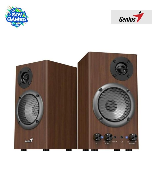 Parlante Genius SPHF500B Madera