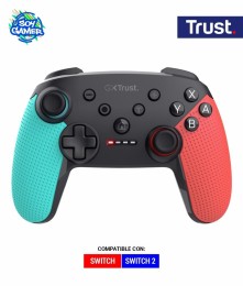 Joystick Trust Muta GXT 1246W Rojo-Azul Switch Inalambrico