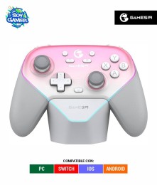 Joystick Gamesir Super Nova Multipl. Inalambrico con base carga Rosa