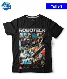 Remera RU202 Robotech Negra S