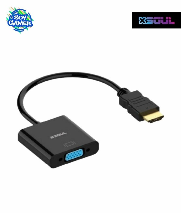 Adaptador Soul VGA HDMI c/Audio