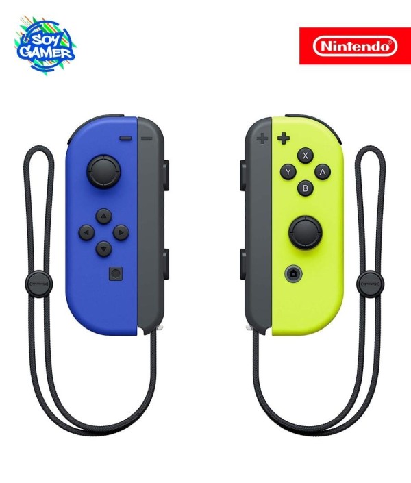 Joy Con Azul y Amarillo Neon Switch