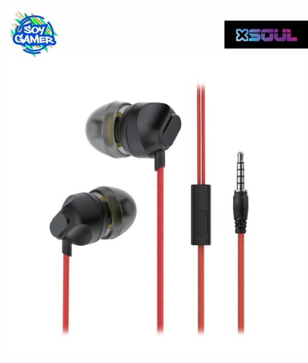 Auricular Soul S89 3.5mm Rojo