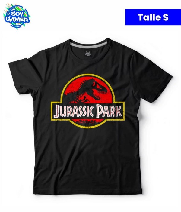 Remera RU104 Jurassic Park Negra S
