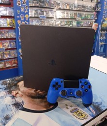 USADA Consola PS4 Slim 500 GB + Joystick Azul PS4