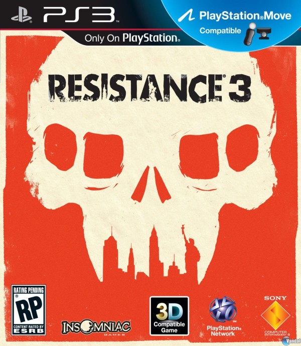USADO Resistance 3 PS3