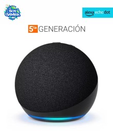 Alexa Echo Dot 5ta Gen. Negro