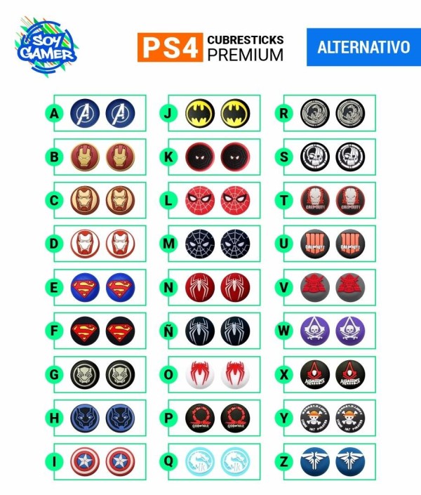 Cubre Stick Premium x 2 Unidades PS4 - PS5