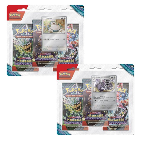 TCG Twilight Masquerade 3 Pack Blister SPA