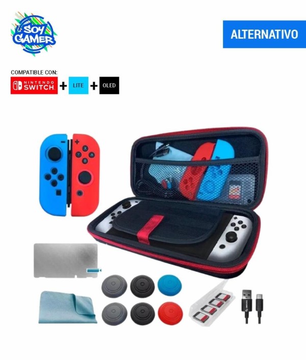 Funda Case Nintendo Kit 12 En 1