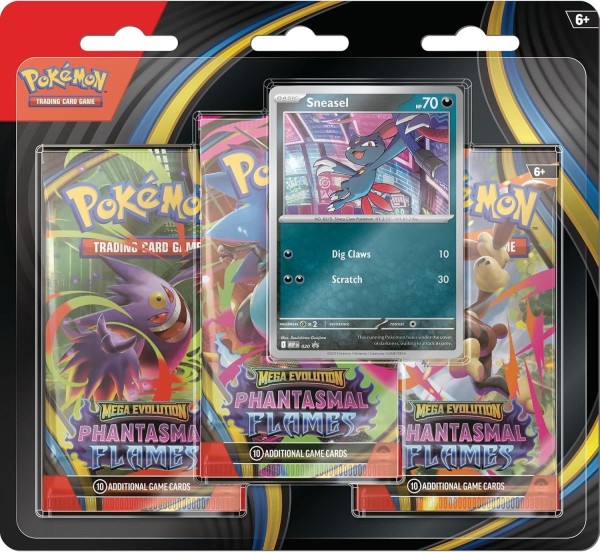 TCG Phantasmal Flames 3 Pack Blister SPA