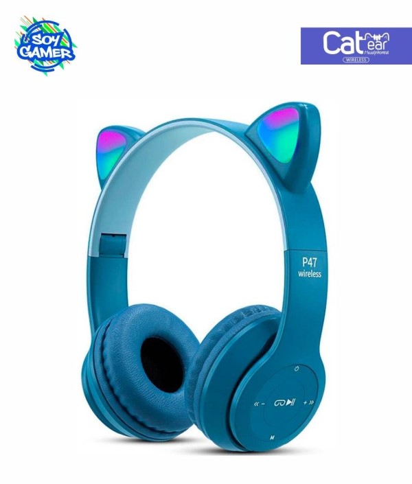 Headset Vincha BT Cat Azul