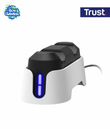 Base cargadora Trust GXT 228 Duo Ps5 Blanco