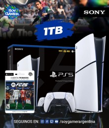 Consola PS5 Slim DIGITAL 1TB + FC 26 (DIGITAL]
