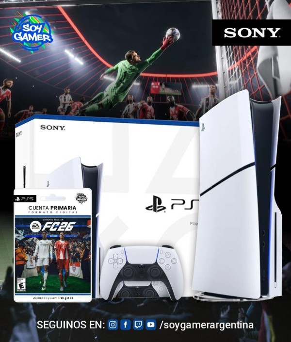 Consola PS5 Slim con lectora + FC 26 (DIGITAL]