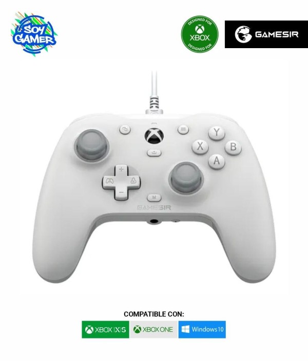 Joystick Gamesir G7 HE Xbox/PC con cable blanco