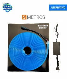 Tira Led Neon 5mts Azul