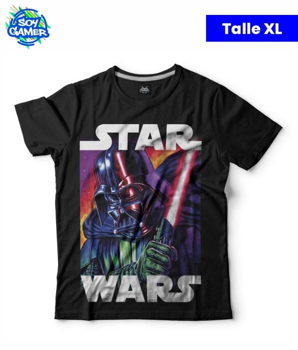 Remera RU198 Star Wars Negra XL