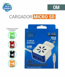 Cargador Celular Micro USB +2