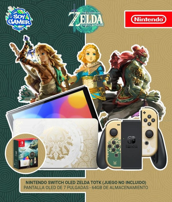 Consola Nintendo Switch Oled Edicion Zelda 64GB