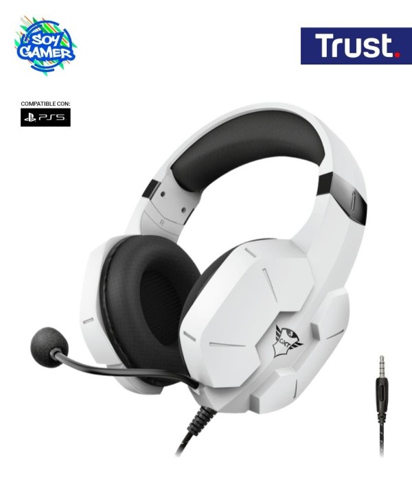 Headset Trust Carus Blanco