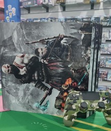 USADO Consola Ps4 Pro 1TB + Joystick Camuflado Ps4