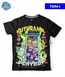Remera RU300 Futurama Negra L