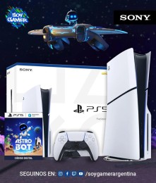 Consola Playstation 5 SLIM con lectora + Voucher Astro Bot
