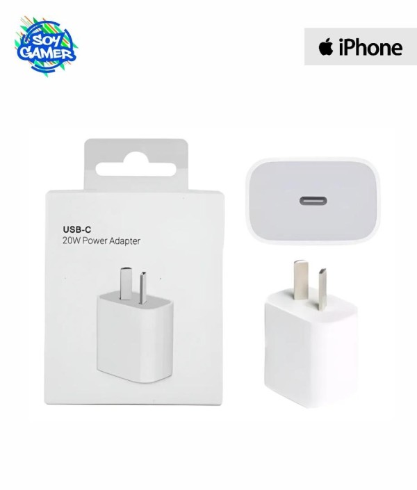 Cargador Viajero Apple Tipo C Original 20W
