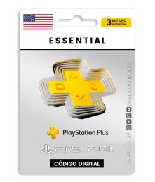 PSN PLUS Essential 3 MESES CUENTA USA