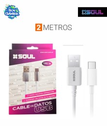 Cable Cargador Soul USB a C 2 metros