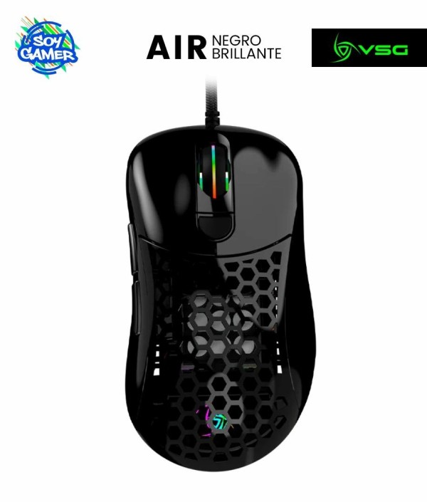 Mouse VSG Aquila Air Negro Brillante